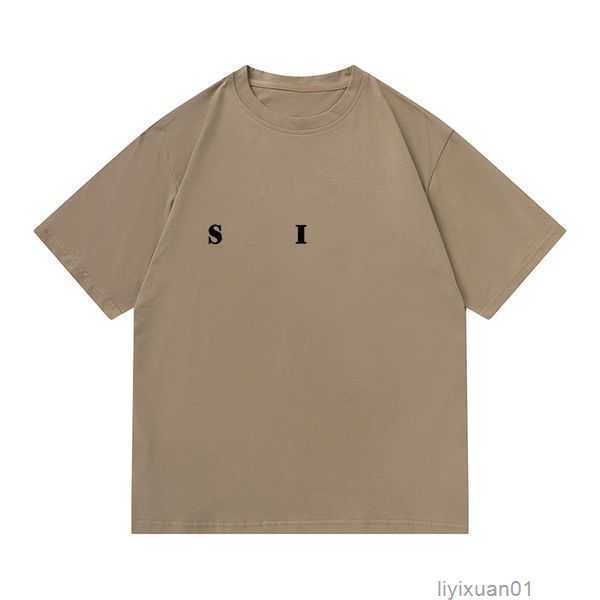 

Designer Brand Topstoney Men's Shirs Versized Shir Women Fashion Coon Summer Sones and Shor Sleeve Tide Sone Men Mulicolor Top Asian Size 4 00X0, The same as original