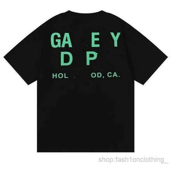 

Womn&men's T-shirts Designer Galleryes Depts Shirt Alphabet Print Trendy Trend Basic Casual Fashion Loose Short T-shirt Half Sleeve Tees Gray Black Beige 55 DMGL