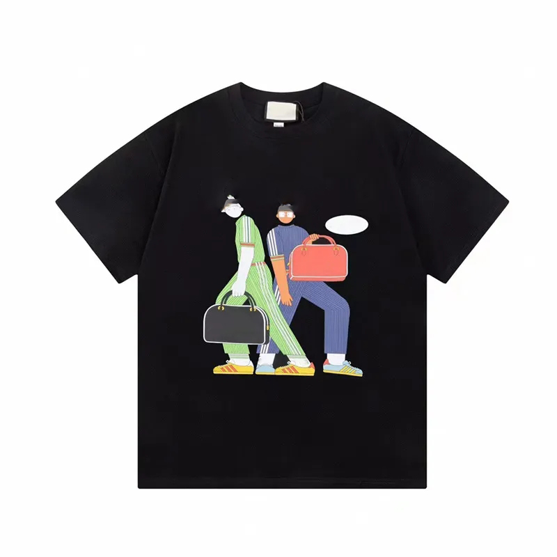 

Mens's T-shirt Double G Tees Designer Tops Bear Printed Clothes Unisex Streetwear Oversize Cotton T-shirts mens's Fashionshirt Summer short sleeve ropa hombre