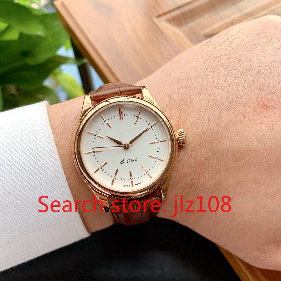 

LLS Men's Mechanical Watch, with built-in automatic mechanical movement, 1:1 clone, 39mm diameter design, sapphire mirror surface,