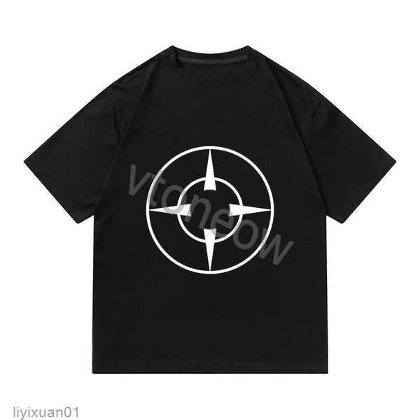 

Designer Brand Topstoney Men's Shirs Versized Shir Women Fashion Coon Summer Sones and Shor Sleeve Tide Sone Men Mulicolor Top Asian Size 1 23GF, The same as original