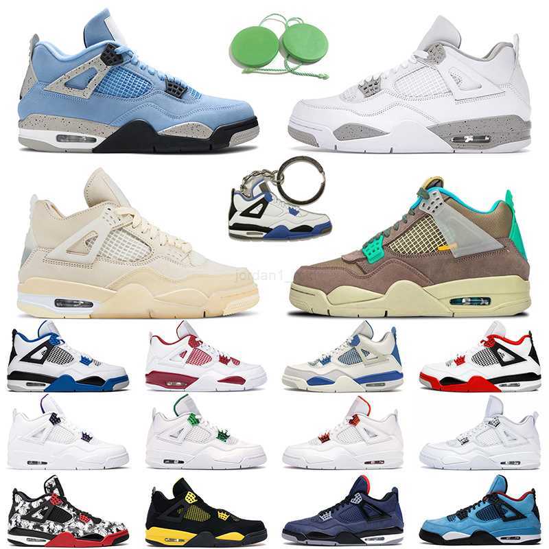 

4 Retro men women Basketball Shoes 4s University Blue White Oreo Black Cat mens trainer sports sneakers