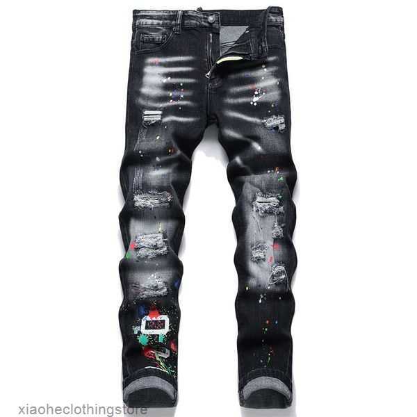 

Mens Mens Jeans Stree Denim Tears Luxury Designer Denim Jeans Men Denim Jeans Designer Jeans Embroidery Pants Fashion Holes Trousers Mens Clothing US Size 2838 TIHY