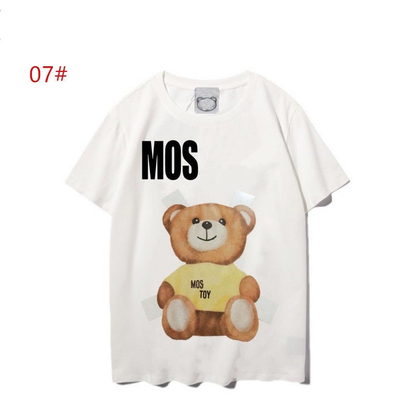 

23ss Sunmmer Womens Mens Designers T Shirts Tshirts Fashion Letter Printing Short Sleeve Lady Tees Luxurys Casual Clothes Tops T-shirts Clothing Moschino dz