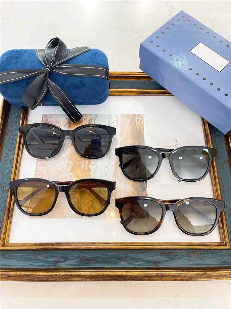 

Sunglasses Frames New G family round frame plate net star same GG1001SK fashion sunglasses