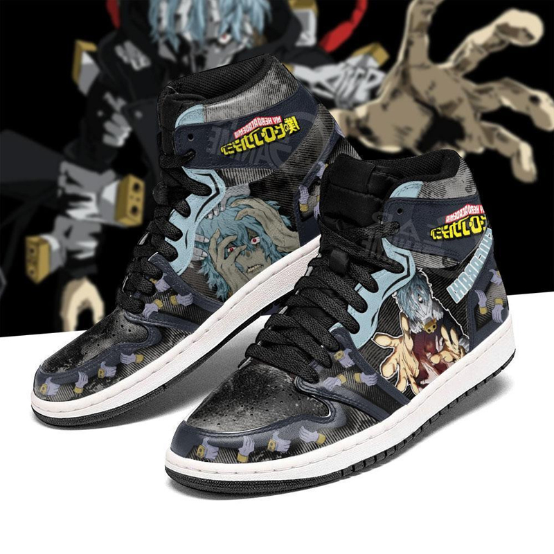

Fashion Dress Shoes Men Women Tomura Shigarak Anime Sneakers Italy Trendy Rubber High Top Graffiti Leather Designer Custom Running Animes Athletic Shoes Box EU 36-48, #1