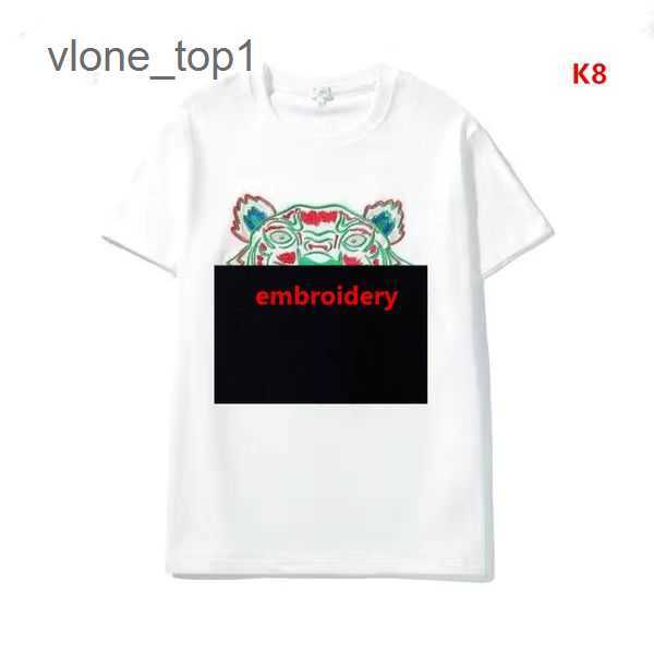 

Women' Men Women Designer Shirt Summer Kenzo Style Tshirts Embroidery with Letters Printing Loose Tees Trend Short Sleeve Casual Shirts 5 SF0Q