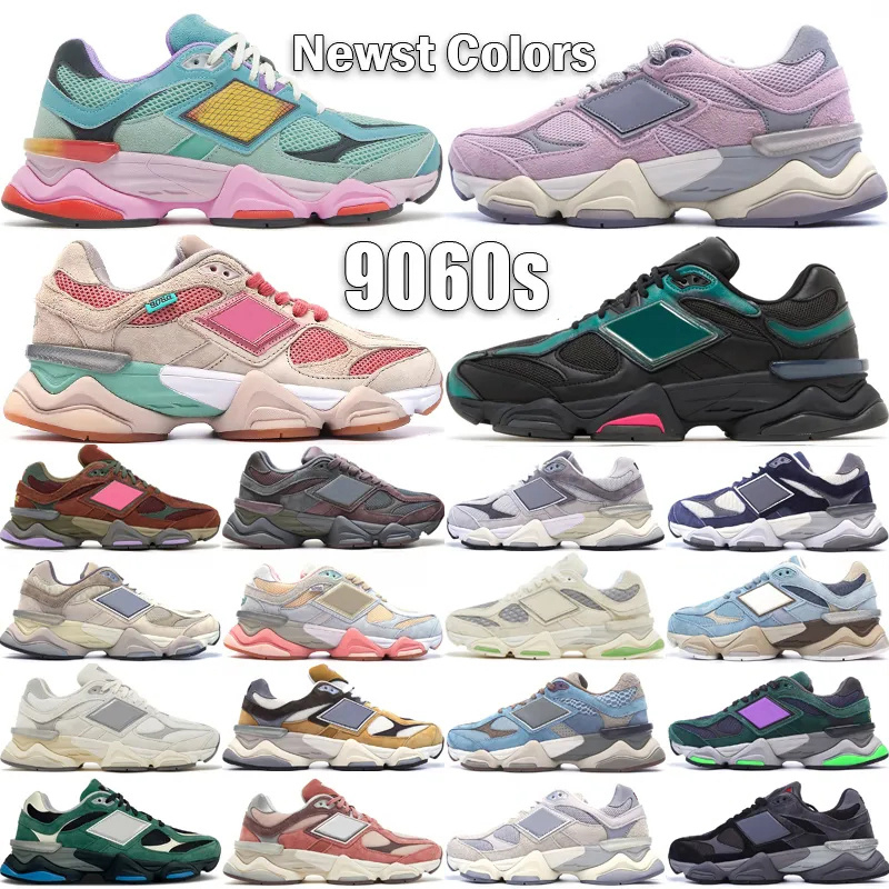 

9060 Running Shoes Mens Women Luxury Athletic Casual Shoes Triple Black White Protection Pack Pink Rain Cloud Phantom Designer OG Sneakers Man Trainer Outdoor, (8) sportsworld2023