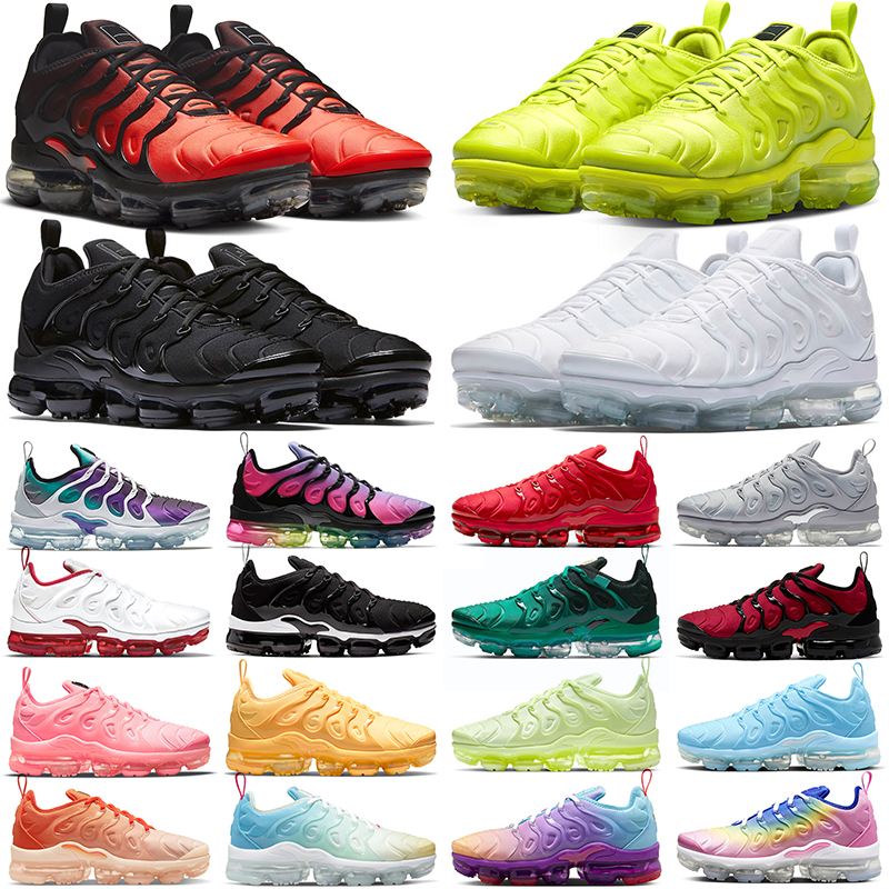

TN Plus Running Shoes For Men Women Triple Black White Hyper Blue University Red Cool Grey Mens trainers Outdoor Sports Sneakers Size 36-47, 34