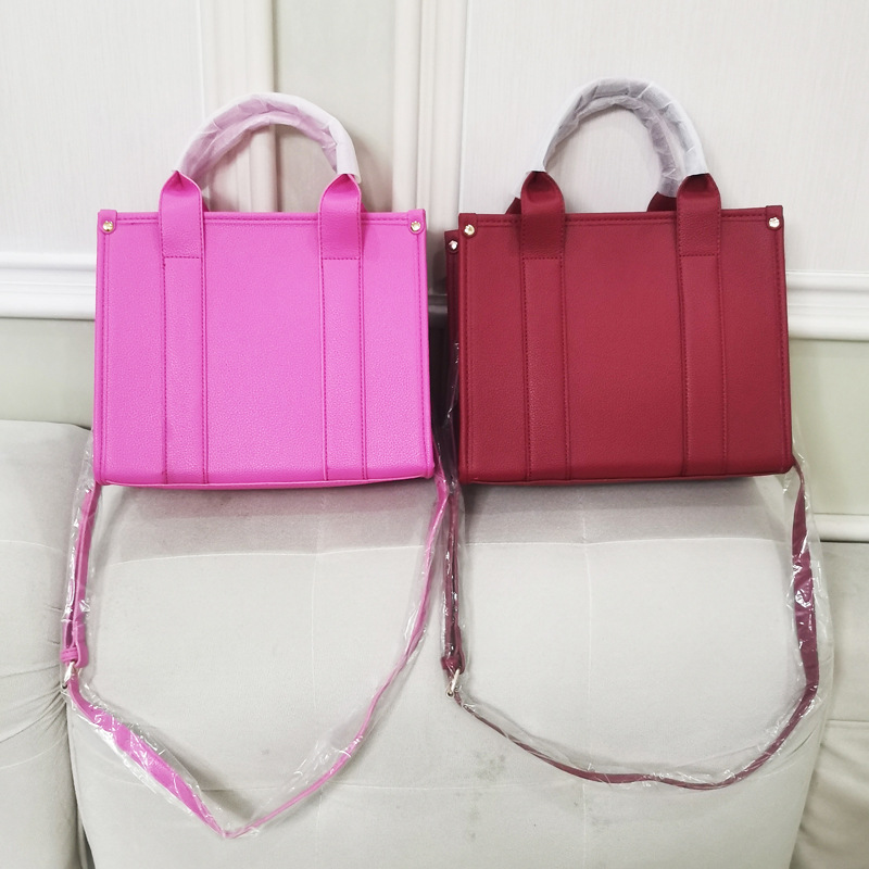 

Ladies Tote Bag For Women Luxury Designer Brand New Ladies Handbag Female Shoulder Bag Fashion Large Capacity Crossbody Bag, Fuchsia