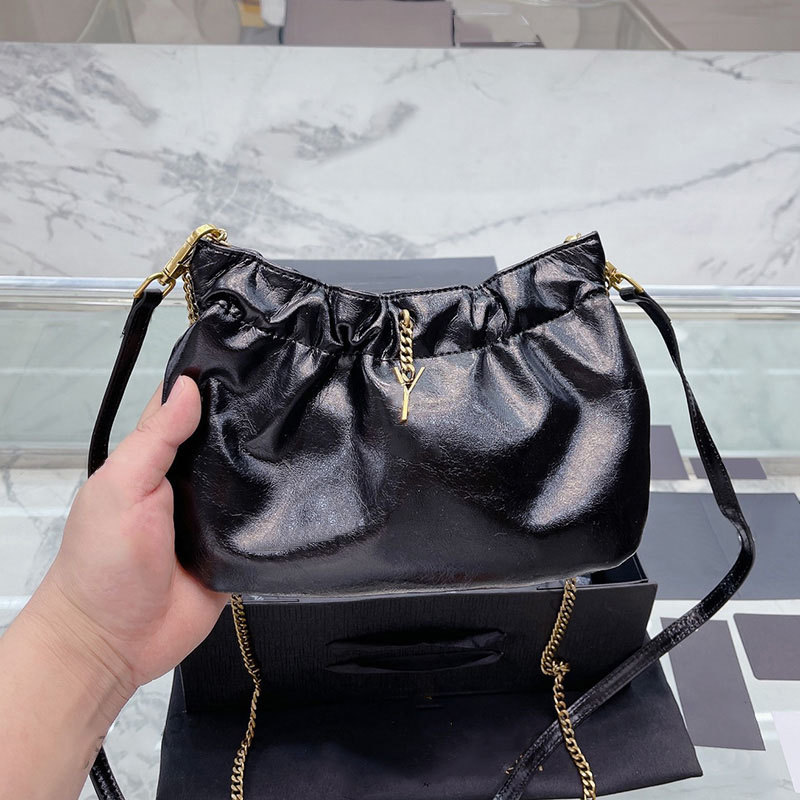 

Leather Hobo Underwarm bag women Chain Shoulder bag designer Handbag wallet purse