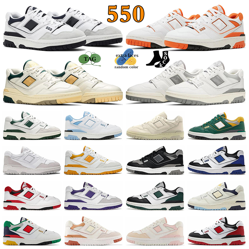 

new 550 outdoor shoes for men women sneakers 550s White Green Pistachio Ecru Au Lait Panda Sea Salt Rich Paul Burgundy mens trainers sports