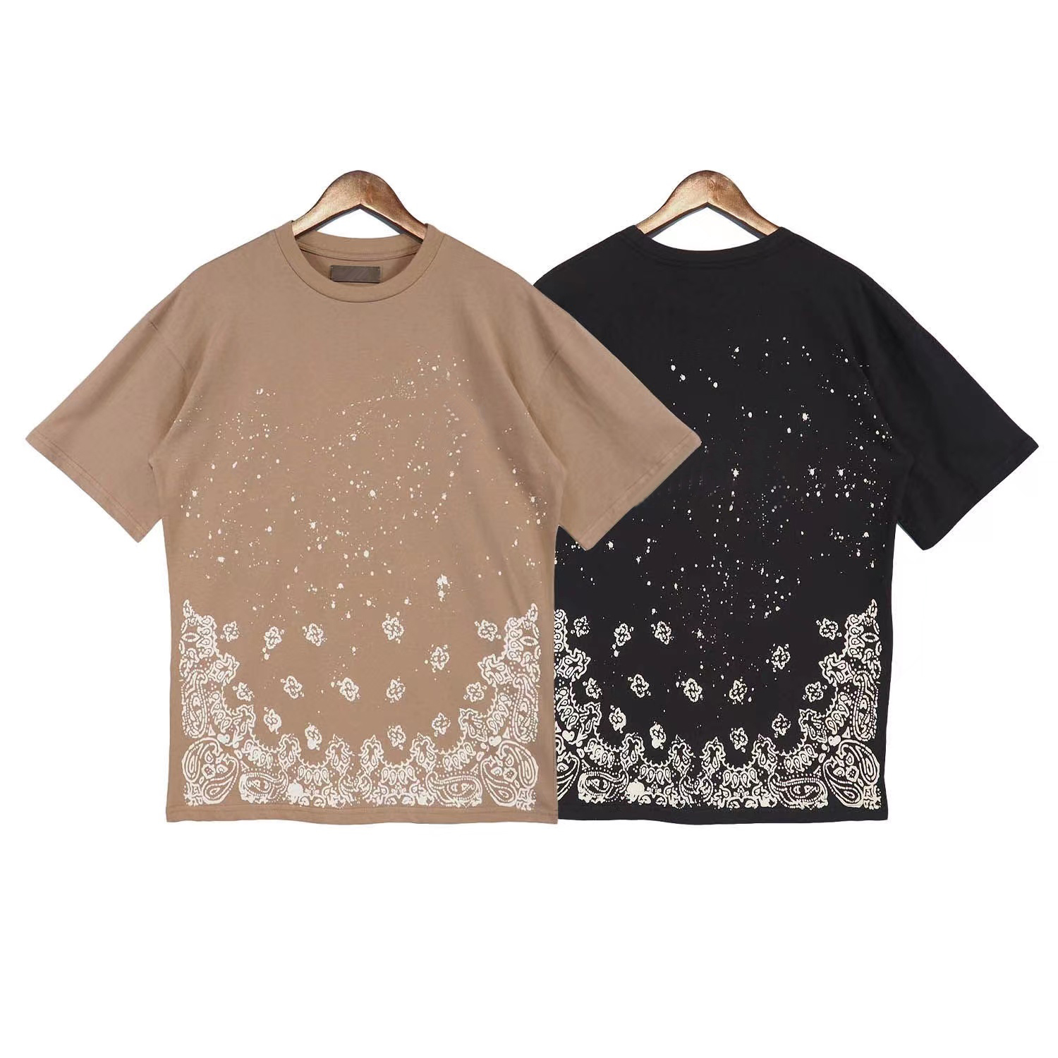 

new summer mens t shirts designer men t-shirts man women fashion t-shirt short sleeve loose oversized embroidery streetwear shirt mans tees polos casual blown luxury, Black