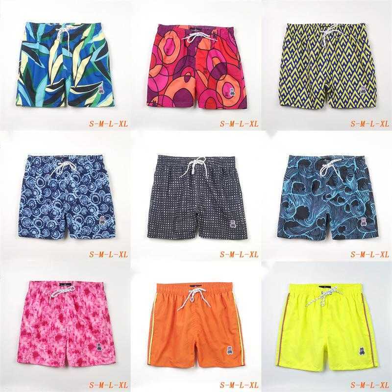 

Psycho Beach Pants Mens Shorts designer pants men swimming pants skeleton rabbit embroidery short casual shorts running loose quick drying large quarter trousers, Ps25