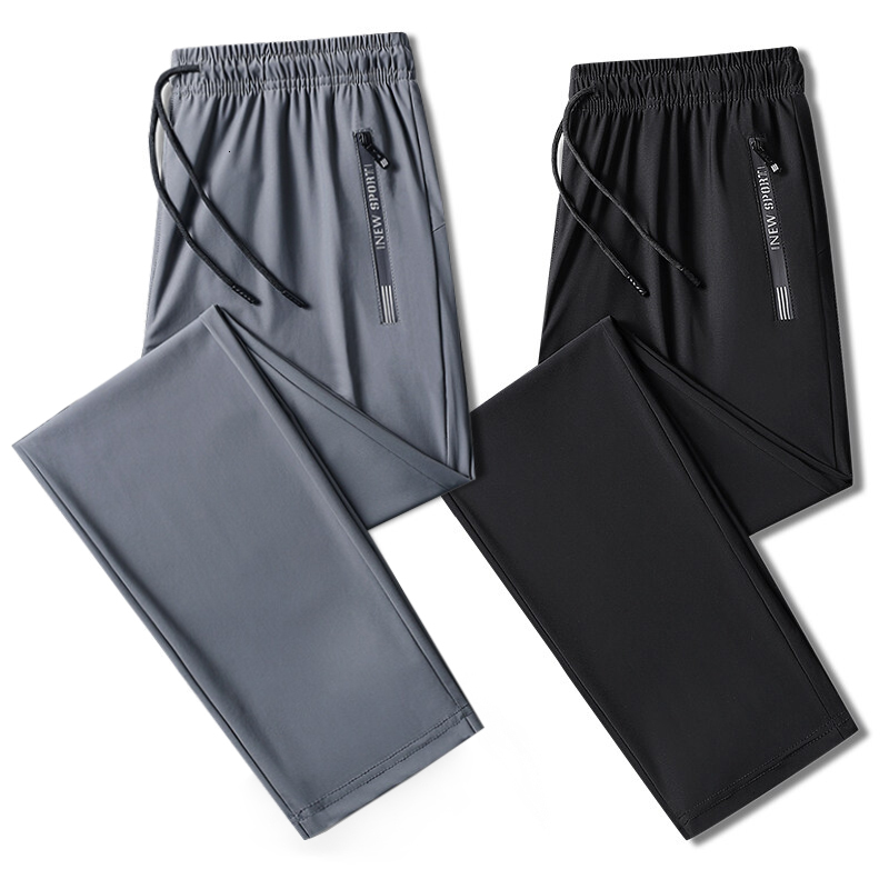 

Men's Pants Plus Size 8xl 7xl 6xl Men Sports Pants QuickDrying Men's Trousers Joggers Sportswear Solid Sweatpants Male Elastic 230512, Black