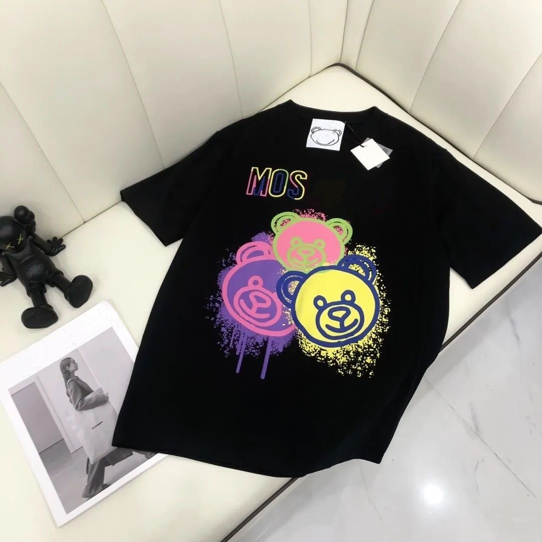 

23ss Sunmmer Womens Mens Designers T Shirts Tshirts Fashion Letter Printing Short Sleeve Lady Tees Luxurys Casual Clothes Tops T-shirts Clothing Moschino ty