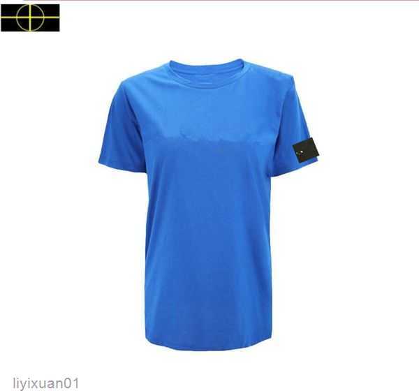 

Designer Brand Topstoney Men's Shirs Versized Shir Women Fashion Coon Summer Sones and Shor Sleeve Tide Sone Men Mulicolor Top Asian Size 5 WNN9