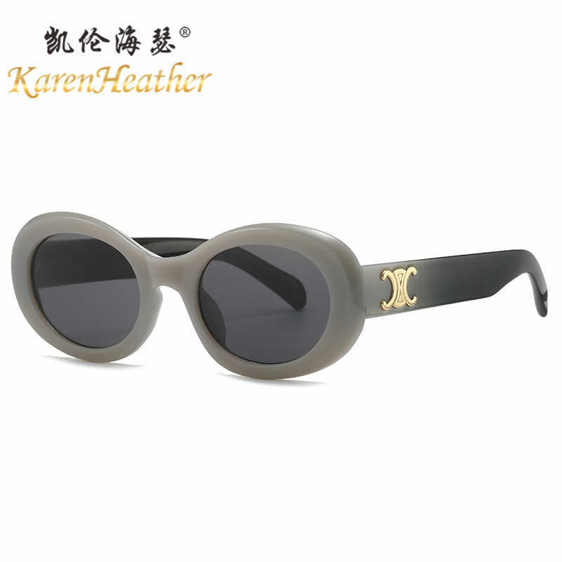 

Frames New Fashion Round Frame 8716 Personalized Versatile Sunglasses INS Street Photo sunglasses
