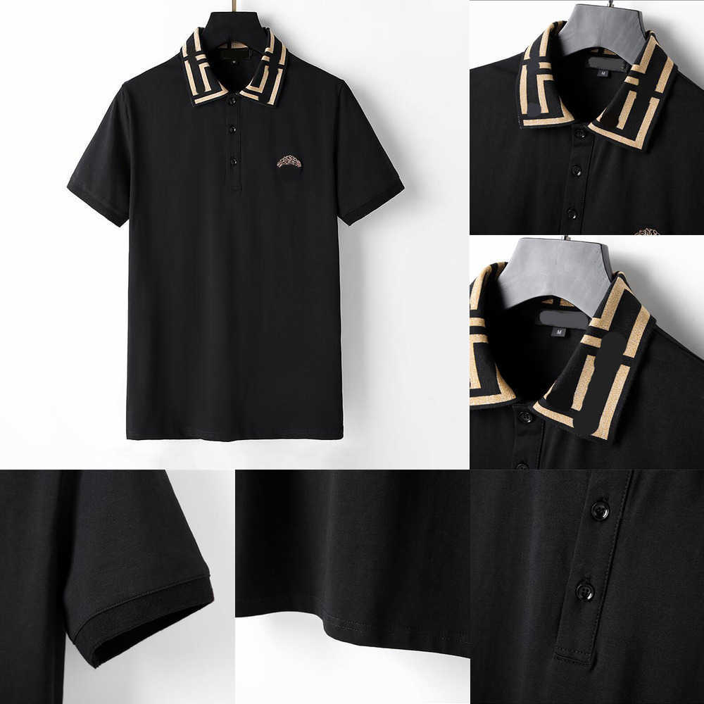 

shirt polo designer t stripe shirts snake polos bee floral mens High street fashion horse polo luxury T-shirt#85 FCCP, Black
