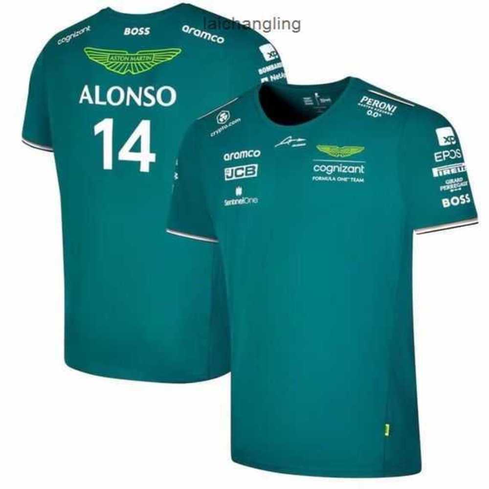

Aston Martin Aramco Cognizant F1 Polos 2023 Official Team Polo Summer Men' Casual Quick-drying Short Zk0d