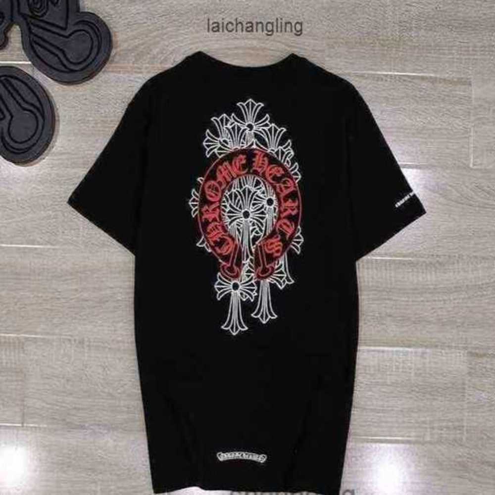 

Men' T-shirts Chrome//heart Tee 2022s Street Chaokro Classic Phantom Cross Group Horseshoe Ch and Womens Short Sleev 4rtn, White