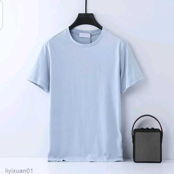 

Designer Brand Topstoney Men's Shirs Versized Shir Women Fashion Coon Summer Sones and Shor Sleeve Tide Sone Men Mulicolor Top Asian Size 3 ZFAR, White