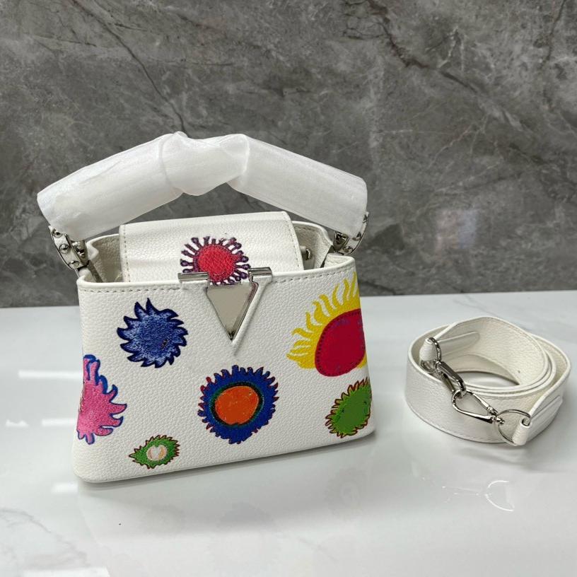 

Luxury Handbag Designer Women Tote capucines Artwork Metallic Letter Fashion Single Crossbody Shoppingbag Casual Totes