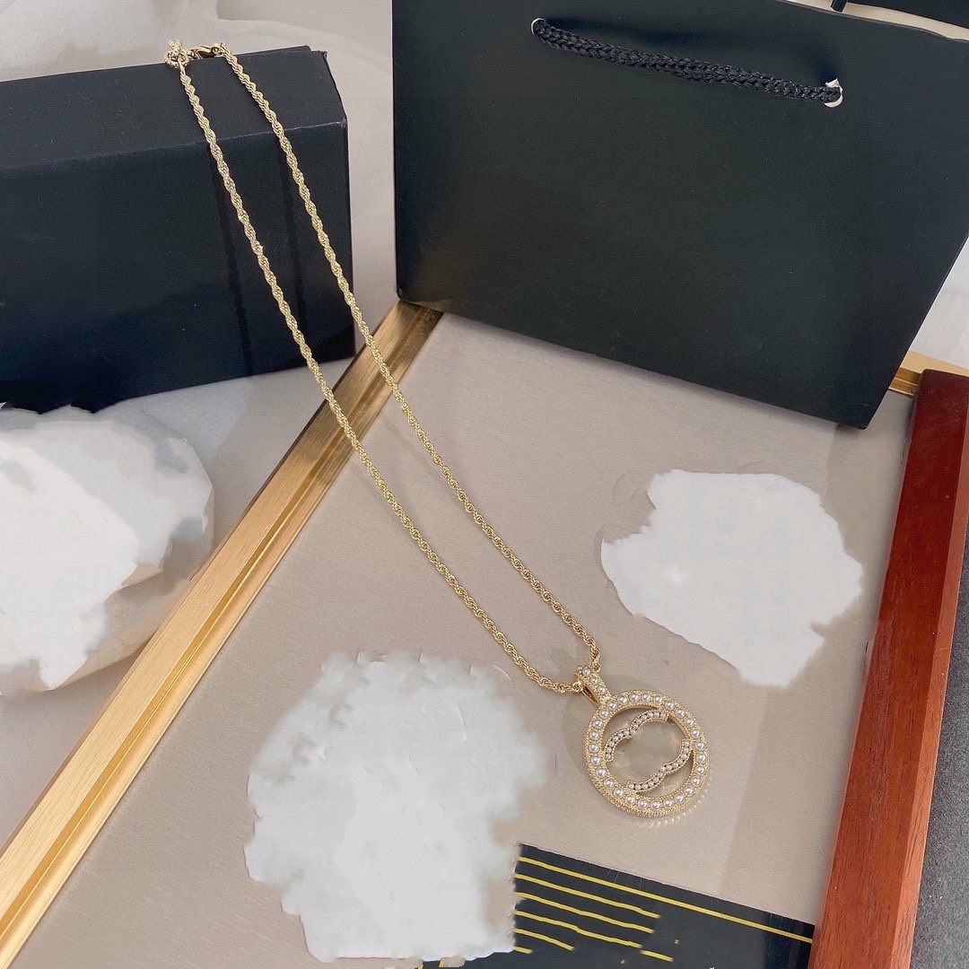

Top Luxury Designer Letter ccity Pendant Necklaces multi colors Women channel Necklace Chain Jewelry Accessories 20 style ax8e