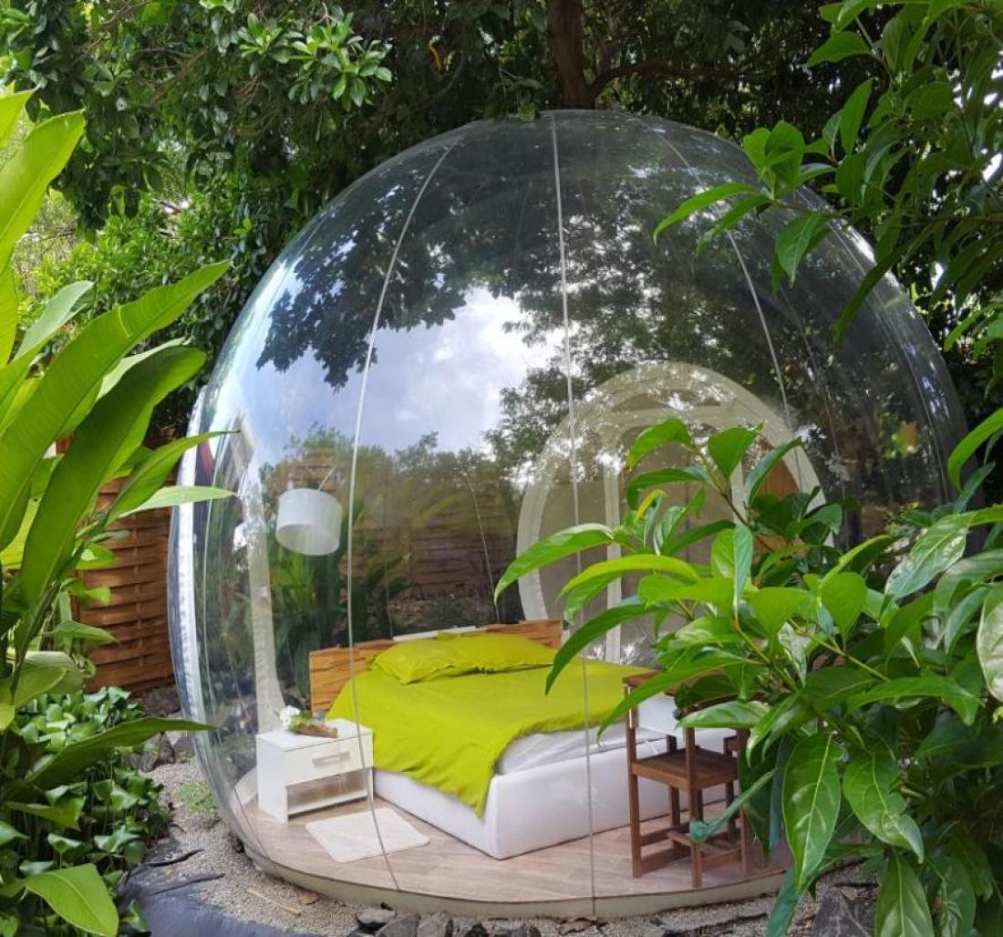 

Outdoor 3m4m5m inflatable clear bubble tent top resort transparent inflatable bubble camping tent capsule tunnel for glamping1332734