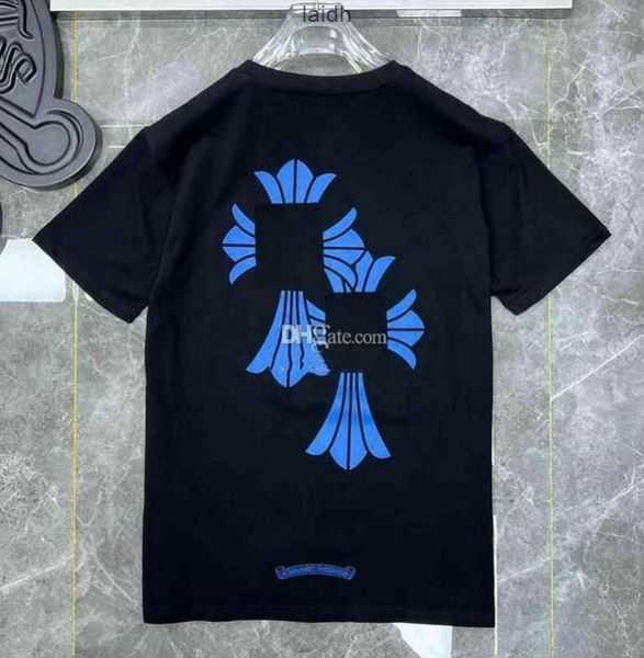 

Men's Mens Classic t Shirt Heart Fashion Ch High Quality Brand Letter Sanskrit Cross Pattern Sweater Designers Chromes Pullover Tops Cotton Tshirts 6t9w, 20