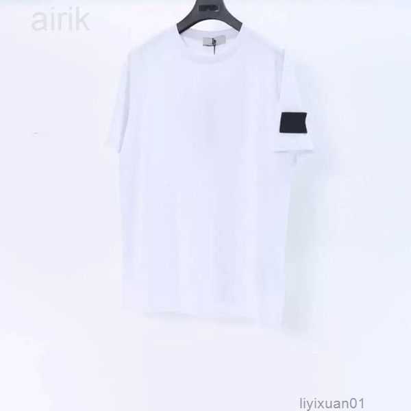 

Designer Brand Topstoney Men's Shirs Versized Shir Women Fashion Coon Summer Sones and Shor Sleeve Tide Sone Men Mulicolor Top Asian Size 1 WM7Y
