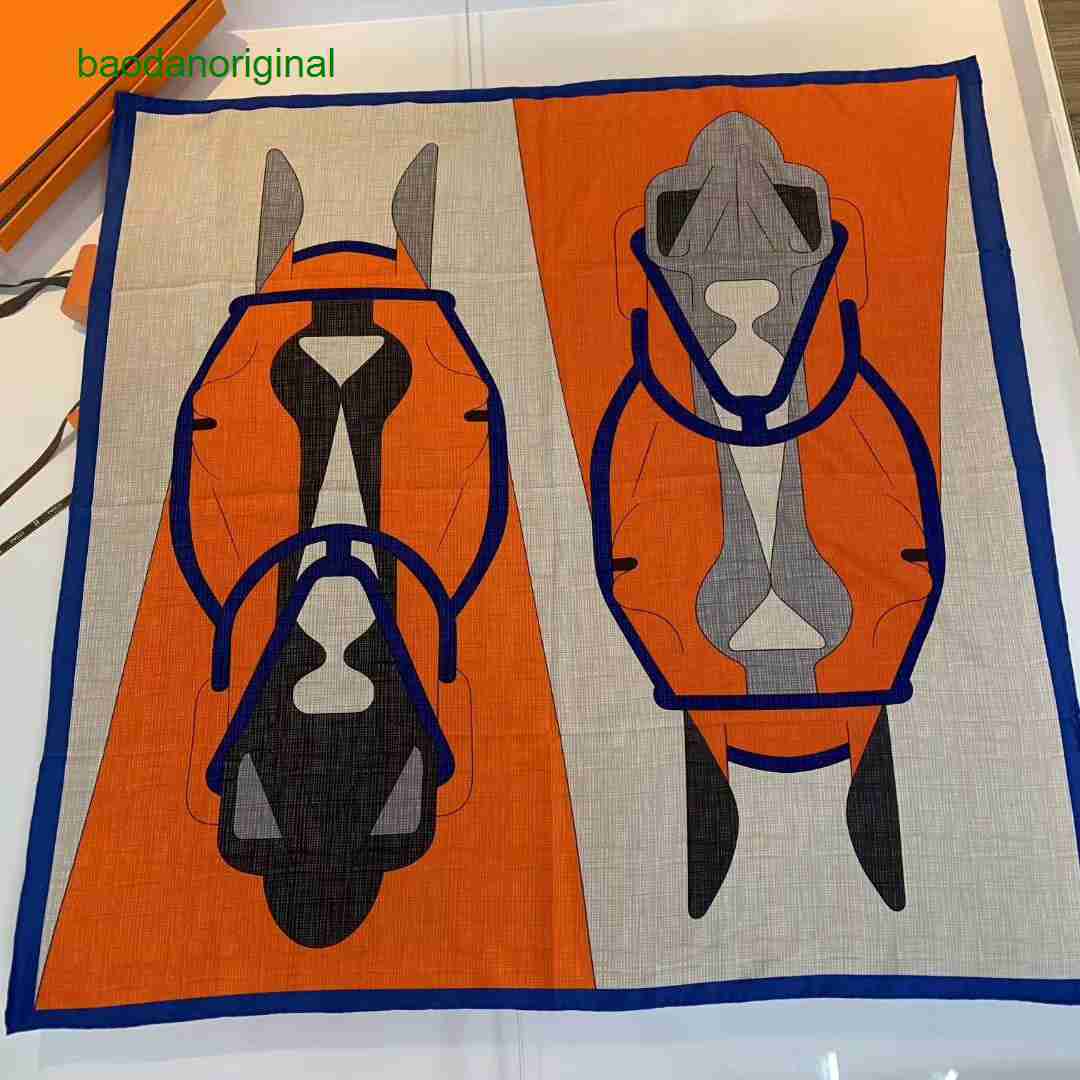 

Hemres Designer Scarves Spring Korean Square h Family Silk Women's Small Thin Summer Scarf Autumn and Winter New High Grade