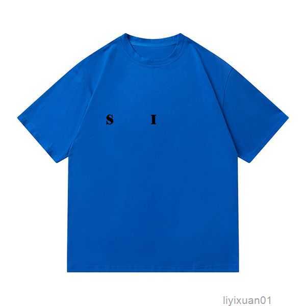 

Designer Brand Topstoney Men's Shirs Versized Shir Women Fashion Coon Summer Sones and Shor Sleeve Tide Sone Men Mulicolor Top Asian Size 9 JMEI, The same as original