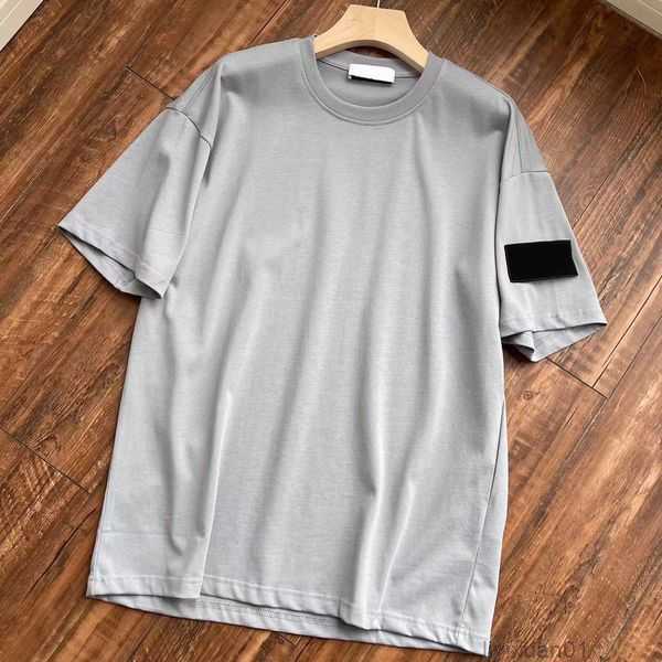 

Designer Brand Topstoney Men's Shirs Versized Shir Women Fashion Coon Summer Sones and Shor Sleeve Tide Sone Men Mulicolor Top Asian Size 6 2O7V