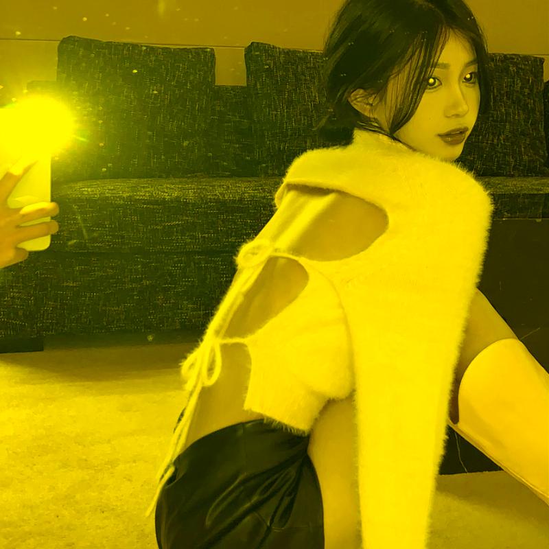 

Women's Sweaters Plush Off-shoulder Half Turtleneck Sweater Mink Cashmere Jumpers Women Autumn And Winter Irregular Black Sexy Inner Base To