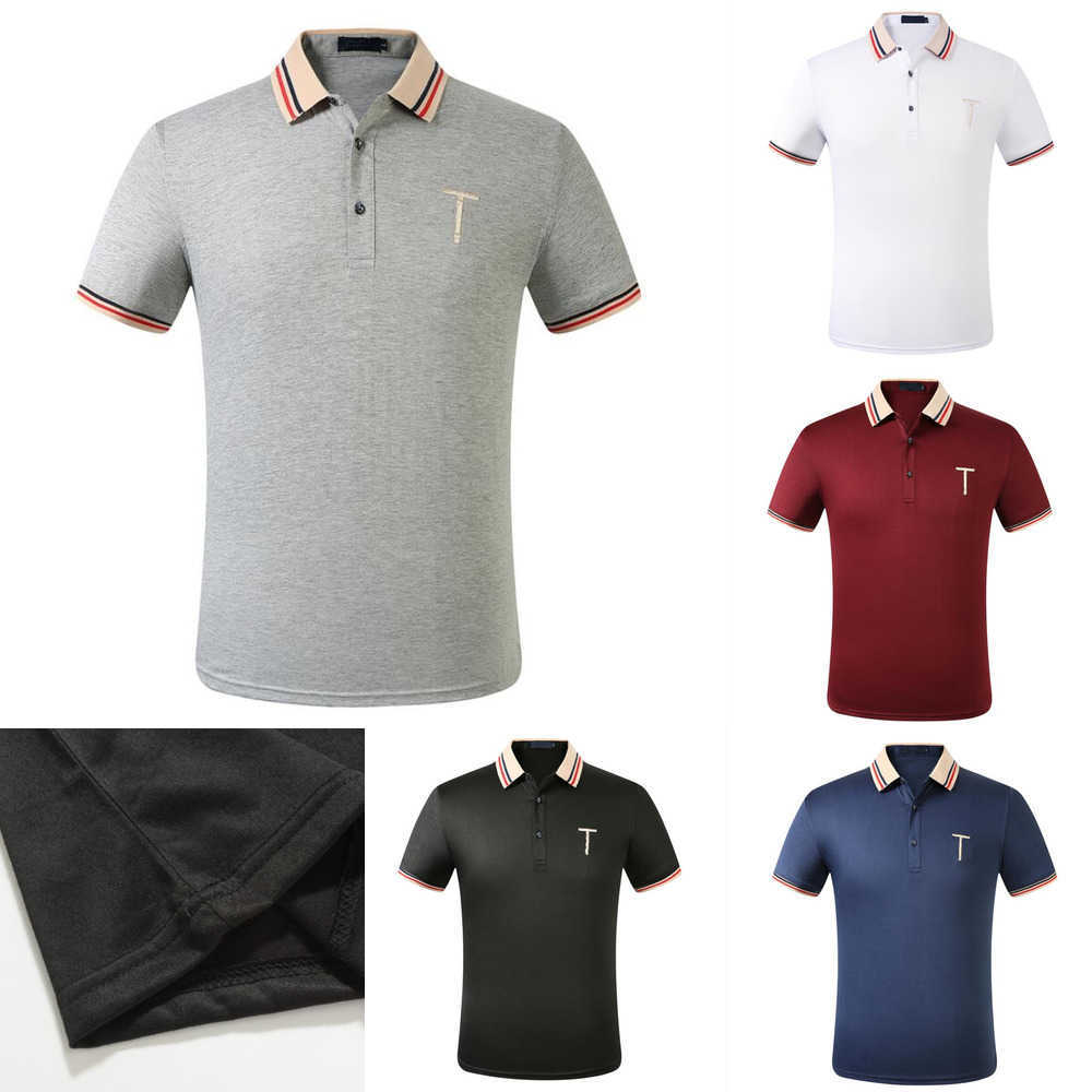 

luxury Polos Designer polo shirt men summer commerce Short sleeve embroidery advanced leisure T-shirt top outdoors movement t shirt JUAN, #1