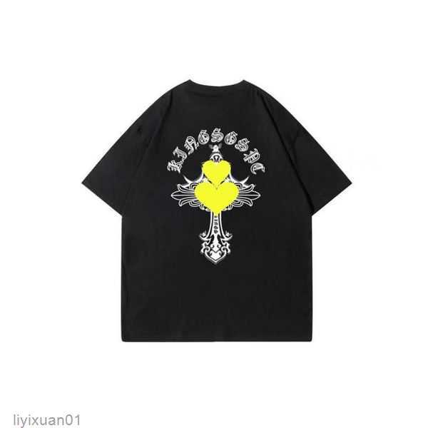 

Mens t Shirts Heart High Quality Brand Crew Neck Short Sleeves Tops Tees T-shirts Casual Horseshoe Sanskrit Cross Print Hearts 5 AA2B, 18