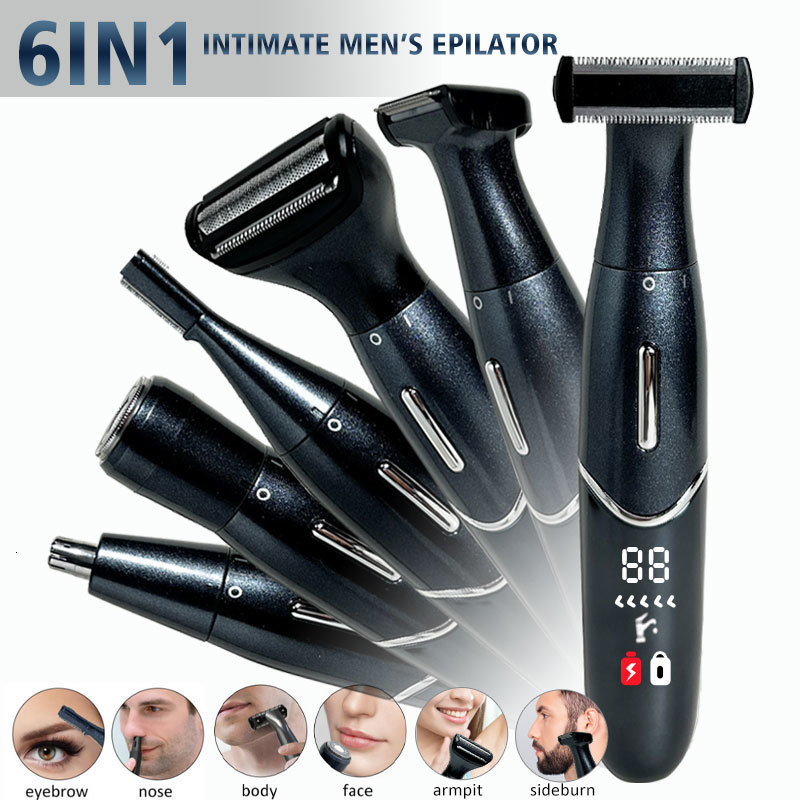 

Epilator Intimate Areas Haircut Precision Shaver Men Bikini Line Sensitive Razor Balls Eggs Pubic Hair Shaving Trimmer Face Beard Clipper 230512