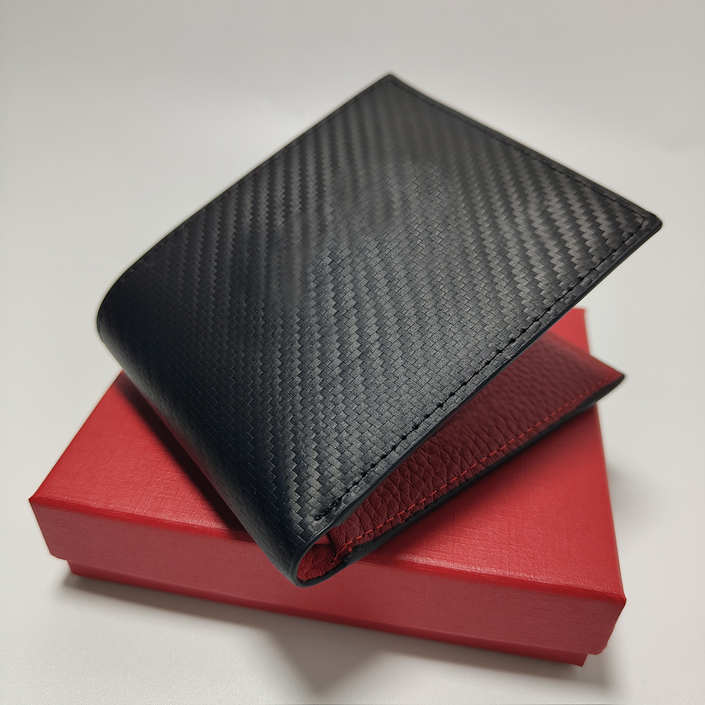 

fashion man red wallet thin pocket cardholder portable cash holder luxury fold coin purse comes with box designer mini wallets, Wallet with box