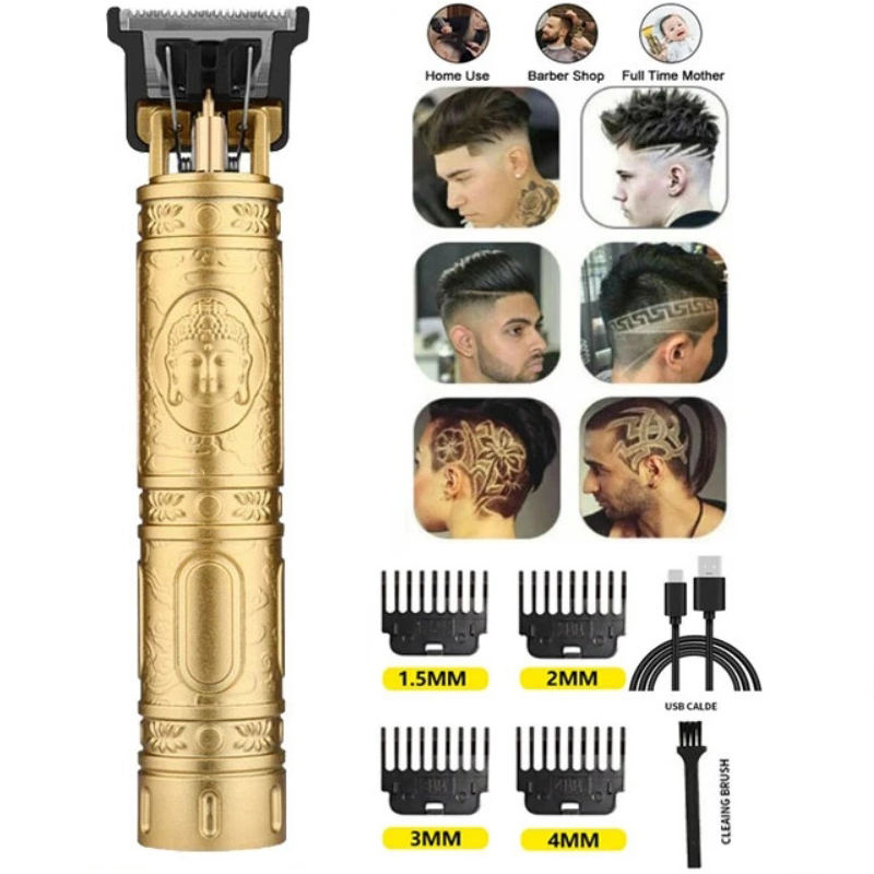 

2023 Hot Sale Hair Cutting Machine Hair Clippers Rechargeable Beard Shaver Professional Electric Hair Trimmer for Men Barber T9