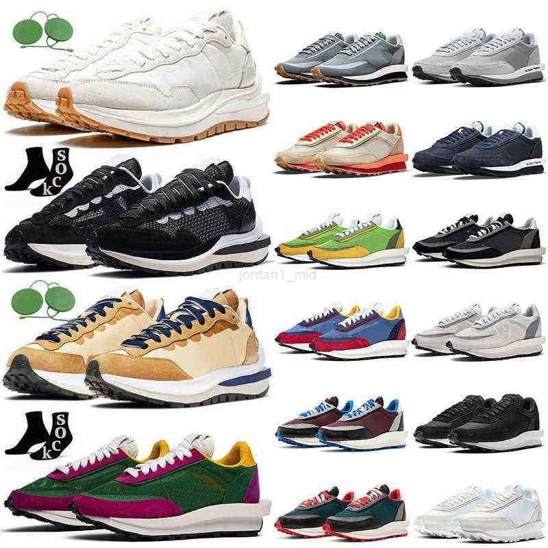 

fashion waffle mens running shoes pegasus fragment LDWaffle ldv clot Pure Platinum Sail white Nylon men women outdoor trainers, Varsity blue