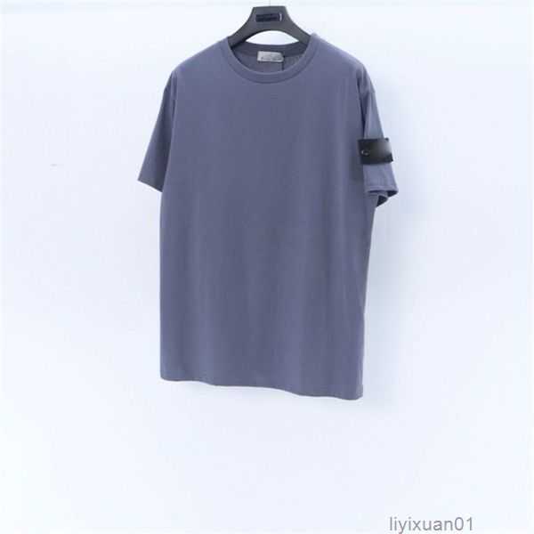 

Designer Brand Topstoney Men's Shirs Versized Shir Women Fashion Coon Summer Sones and Shor Sleeve Tide Sone Men Mulicolor Top Wholesale 9 Z1T4