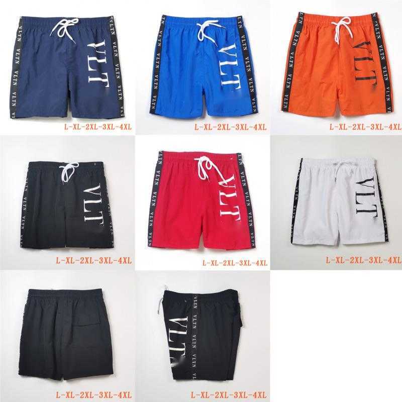 

Vltn Beach Pants Mens Shorts designer pants men swimming pants loose short casual shorts running loose quick drying large quarter trousers, V01 white