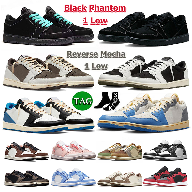 

TS Black Phantom 1 Basketball Shoes Jumpman 1s Olive Low Year Of The Rabbit Reverse Dark Mocha Mochas Tiffany Vintage Fragment Zion Williamson Voodoo Men Sneakers, 36-47 hyper royal (2)