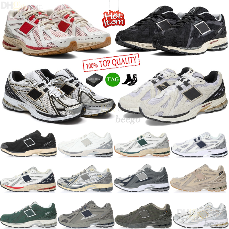 

With box 1906r Running Shoes Men Womens 1906d Castlerock Black Turtledove Sea Salt True Red Nightwatch Green 1906 Athletic Sneakers, #6