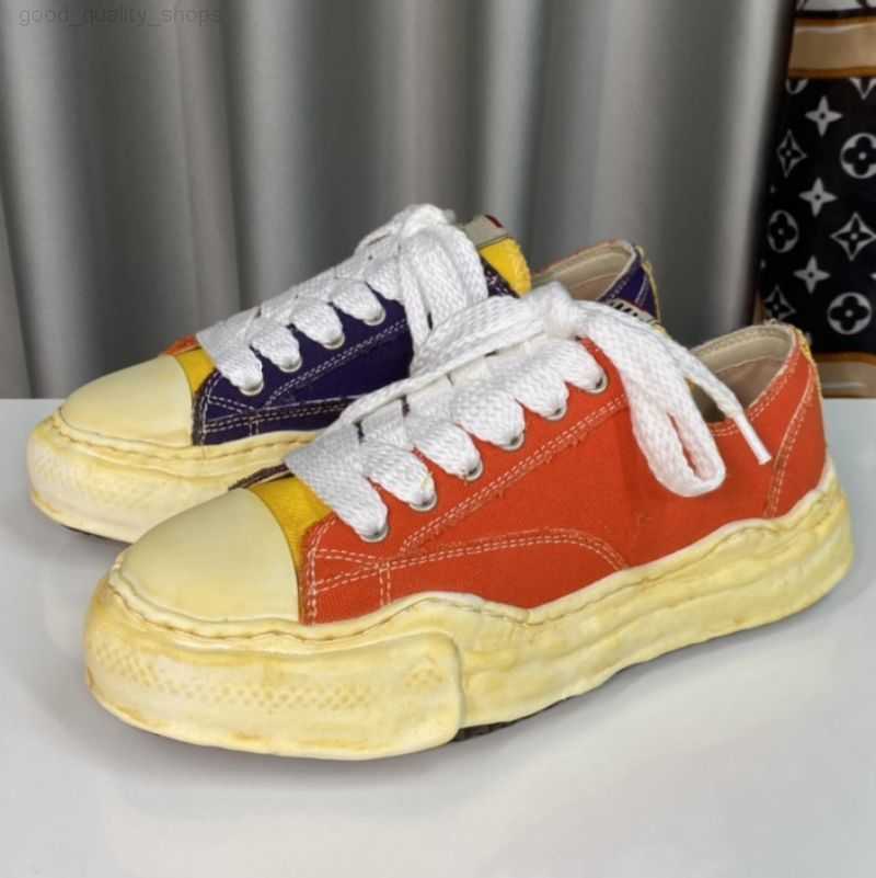 

Maison Mihara Yasuhiro MMY Shoes Men Women Low Cut Canvas Shoe Skate Shoes STC Sneakers, Color 8