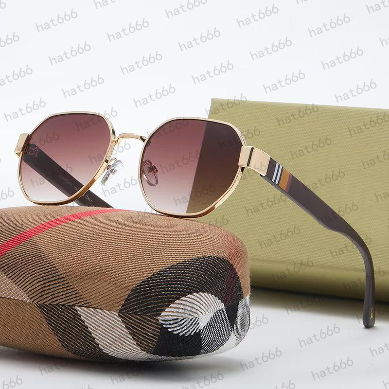 

23s Designer Sunglasses Beach Outdoor Shades burbrerys PC Frame Fashion Classic Lady Mirrors for Women And Men Protection Sun Glasses