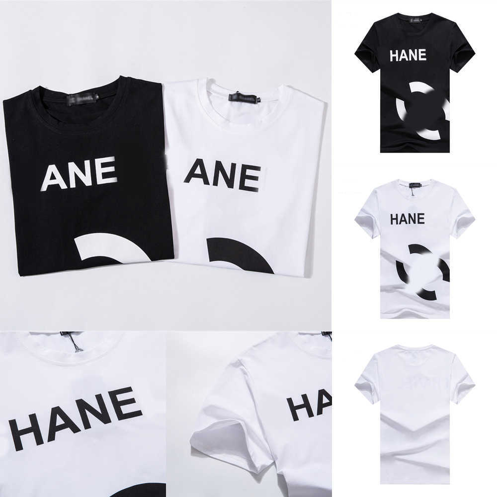

Brand Mens T Shirt Fashion Summer Men Women Designers Clothing High Quality Short sleeve casual loose Couple QWXA, White