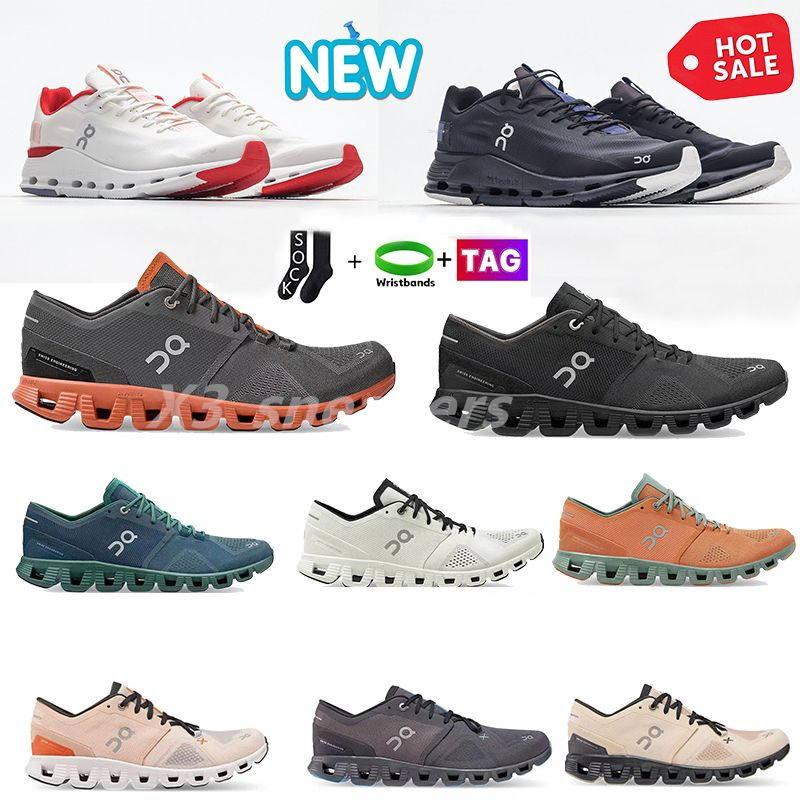 

2023 on running cloud X Casual shoes Designer mens Sneakers Federer workout and cross trainning shoe ash black alloy grey Aloe Storm Blue men women Sports trainers X26, Color 5