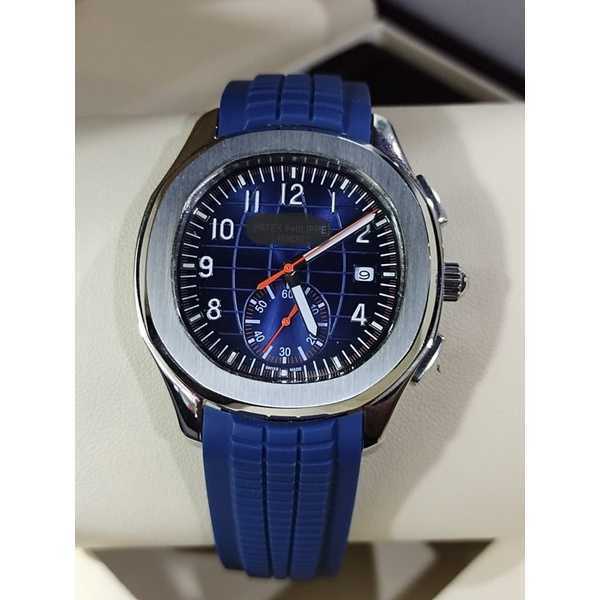 

Elegant sports chronograph wrist watches Peta P 5968 AUTOMANTIC FOR WITH BEG WARRANTY Designer Luxury Style 1p, Blue
